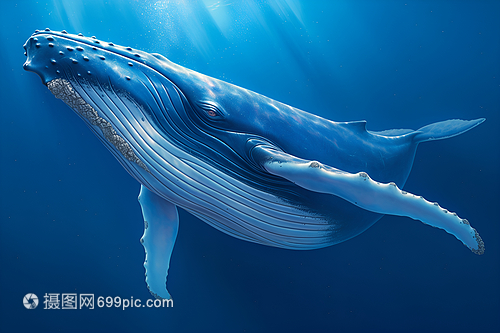 大海中的鯨魚(yú)